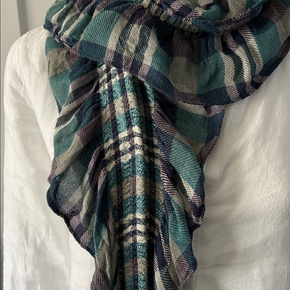 Sambar Smocked Rayon Scarf - Picture 4 of 7